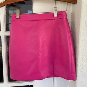 Aritzia Patio Mini vegan leather skirt size 00